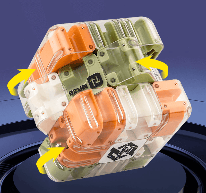 🎁🎄Cube Labyrinthe 3D – Jeu de puzzle intelligent pour enfants et adultes | Vente de Noël : jusqu’à 40 % de réduction !