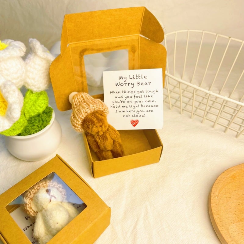 🎁Offre exceptionnelle AUJOURD'HUI SEULEMENT au prix habituel de 9,99 € !🧸✨Petit ours en boîte, Mon petit ours inquiet 
