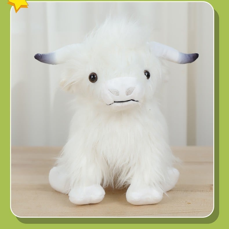 🥳 Mega-rea 60% DE RÉDUCTION 🎁Söt Tecknad Highland Cow Gosedjur🔥
