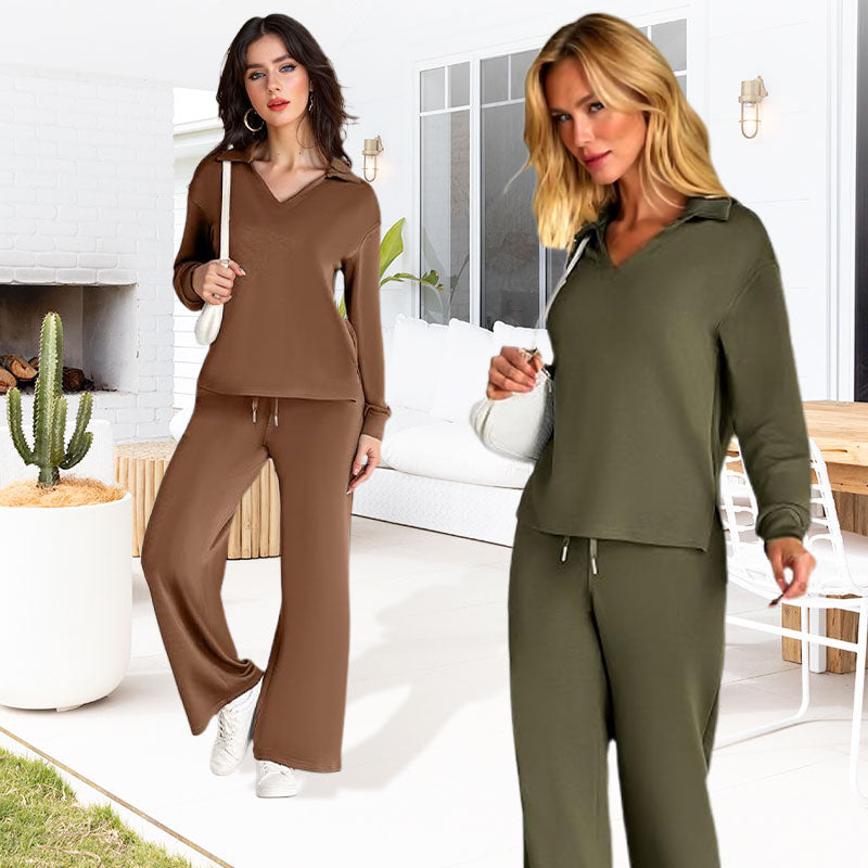🎁Heißer Verkauf 50 % RABATT⏳Damen 2-teilige Sets Outfits Lässige Langarm-Sweatshirtsets