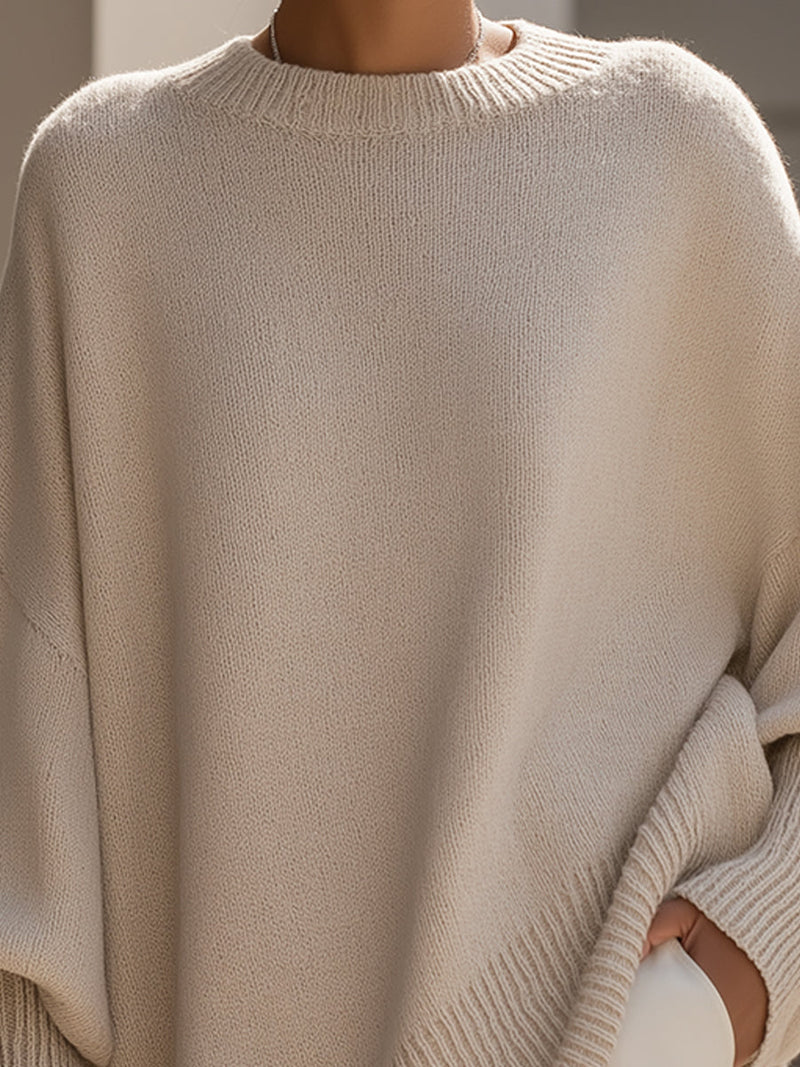 Eleganter Wollmischpullover – vielseitig und bequem