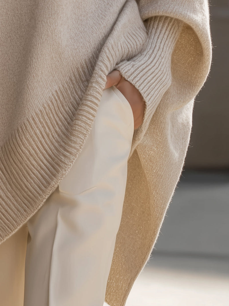 Eleganter Wollmischpullover – vielseitig und bequem