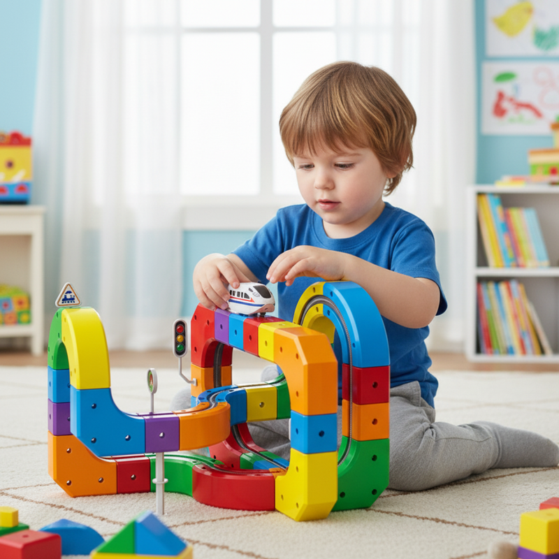 Circuit de course Kuschelwohl™ Magic Cube – Jouet créatif pour enfants (Grande vente de Noël 🎄) 