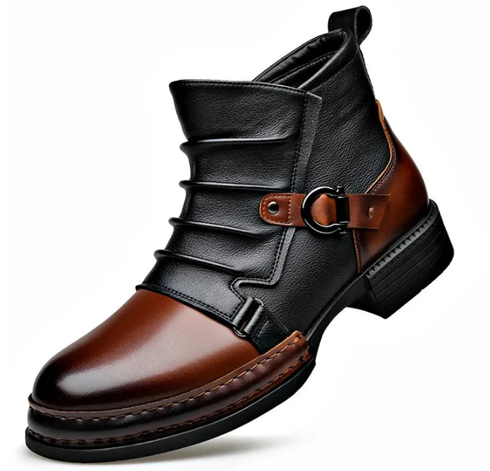 ⏳Nur für kurze Zeit 50 % Rabatt⏰ Herren-Ankle-Boots aus echtem Leder👞
