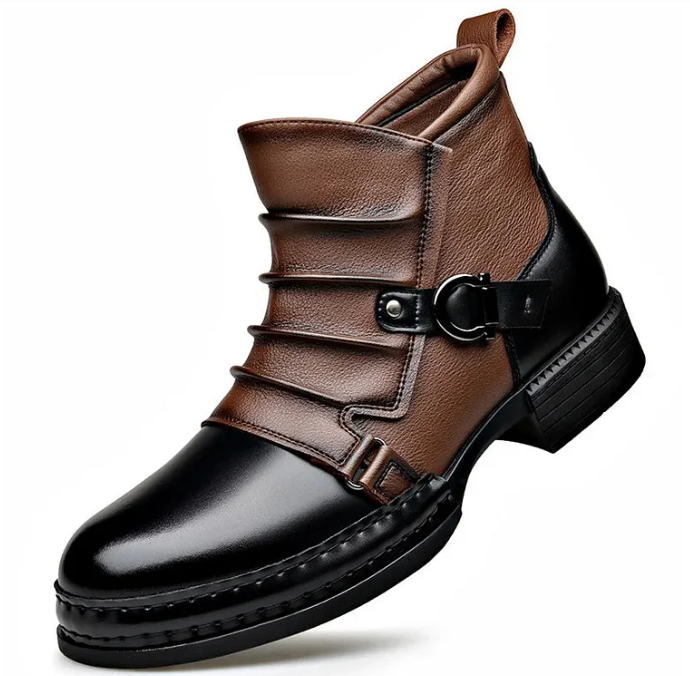⏳Nur für kurze Zeit 50 % Rabatt⏰ Herren-Ankle-Boots aus echtem Leder👞