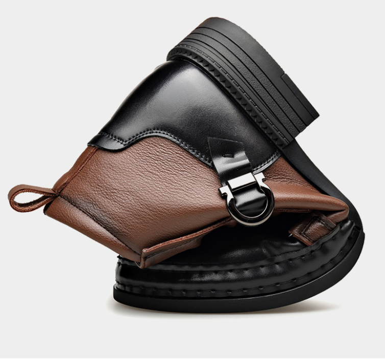 ⏳Nur für kurze Zeit 50 % Rabatt⏰ Herren-Ankle-Boots aus echtem Leder👞