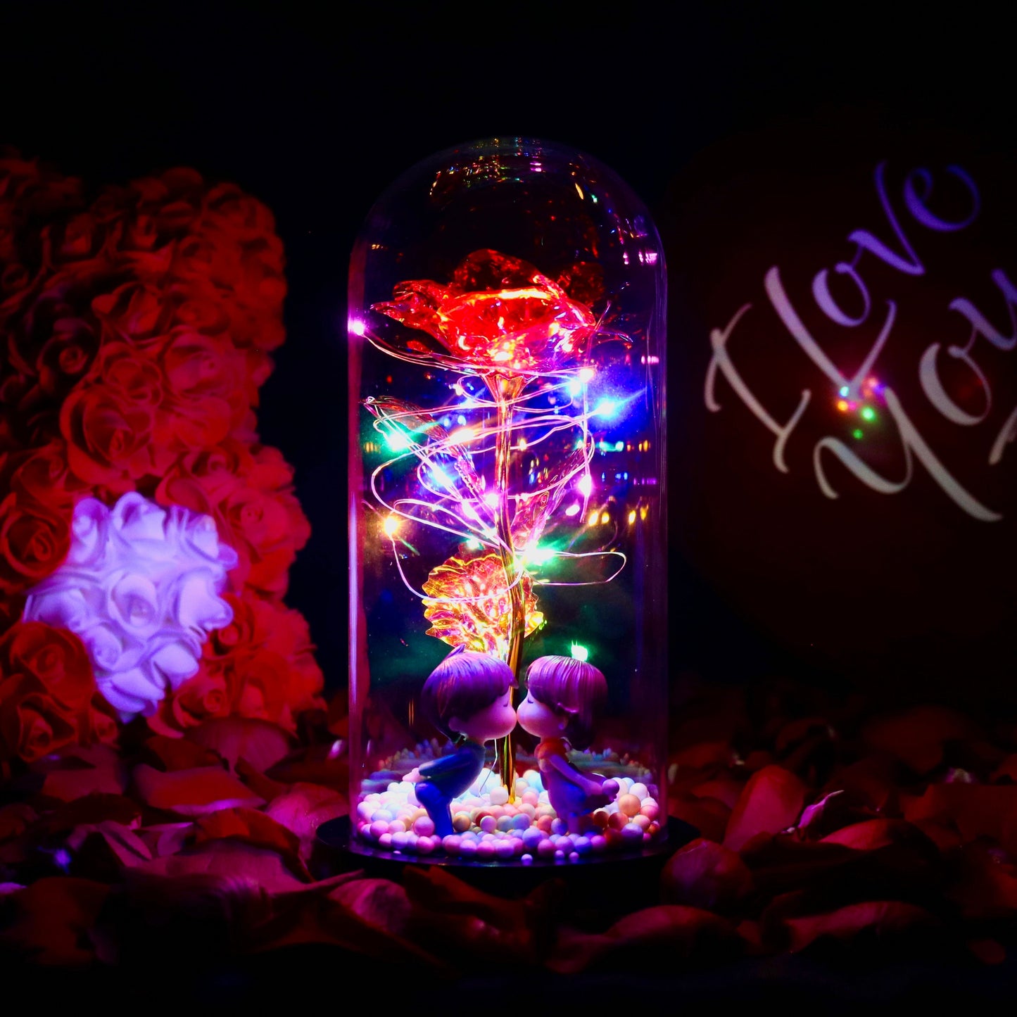 Verzauberte Glitzerrose®