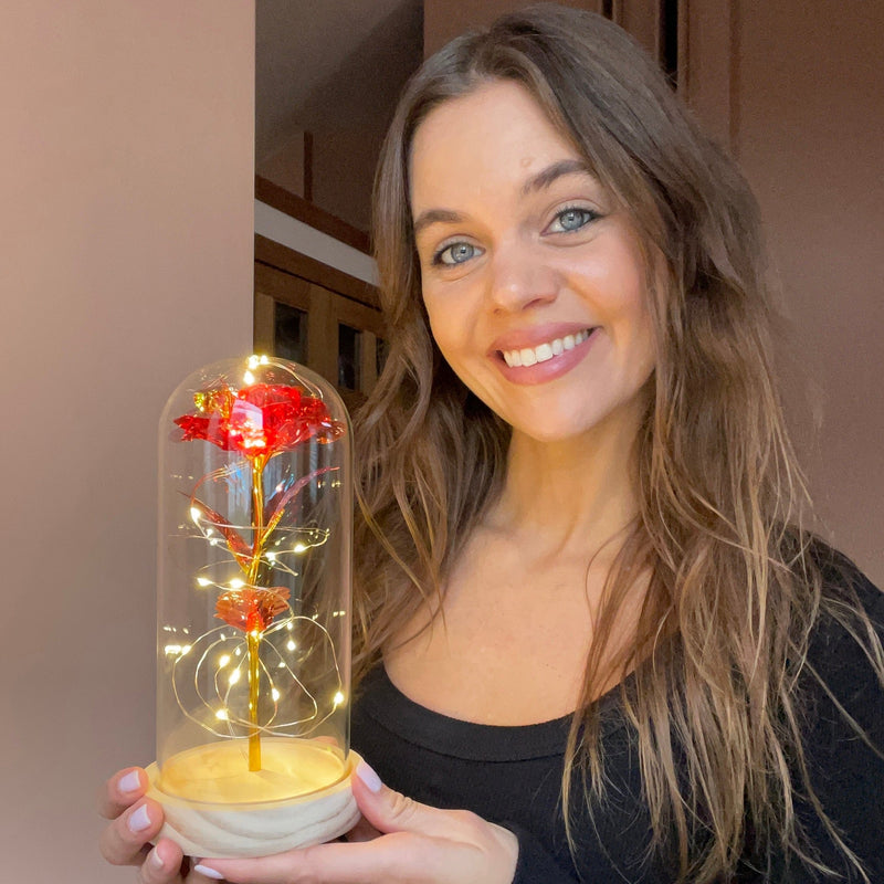 Verzauberte Glitzerrose®