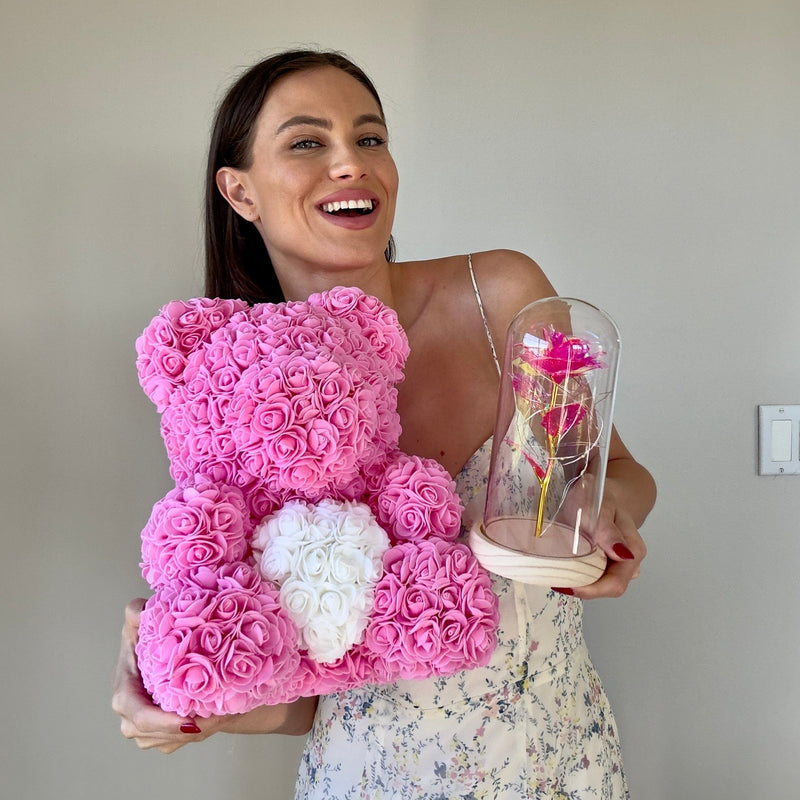 Verzauberte Glitzerrose®