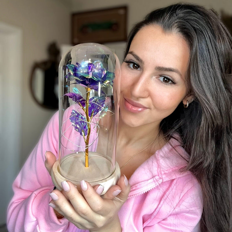 Verzauberte Glitzerrose®
