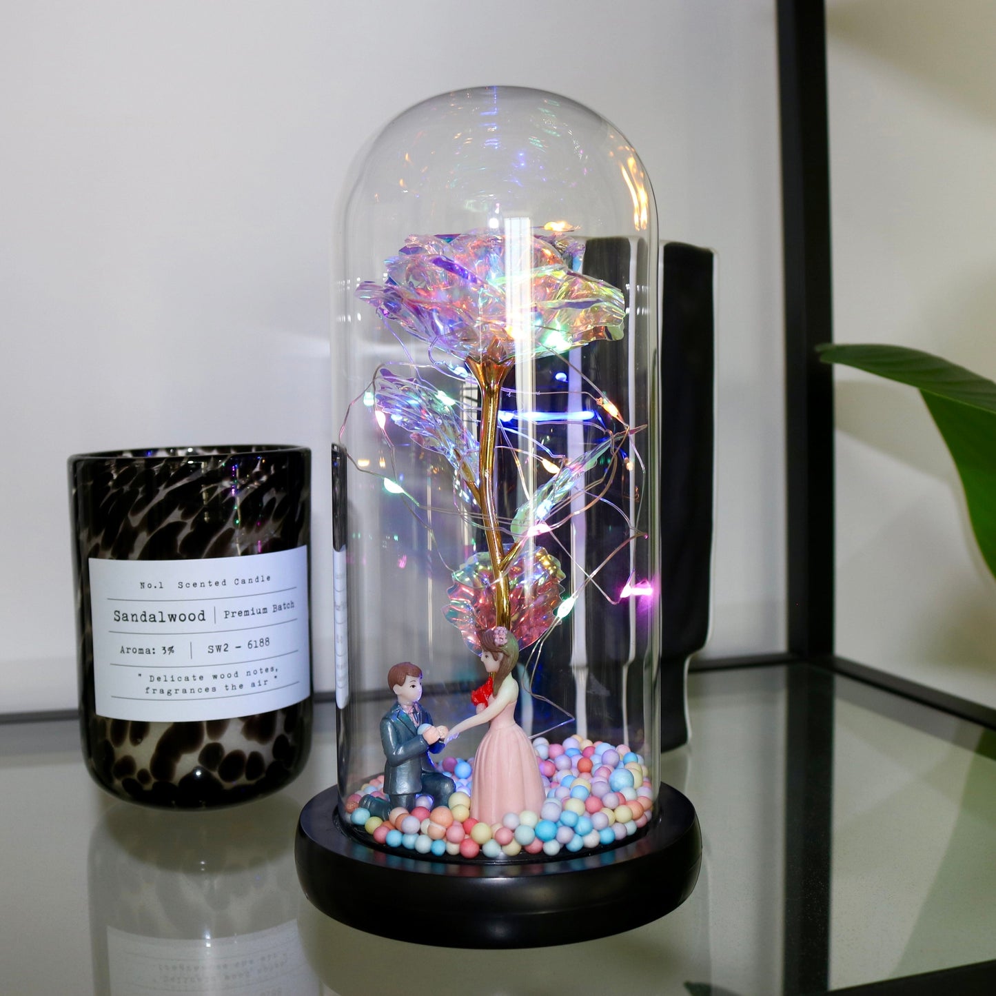 Verzauberte Glitzerrose®