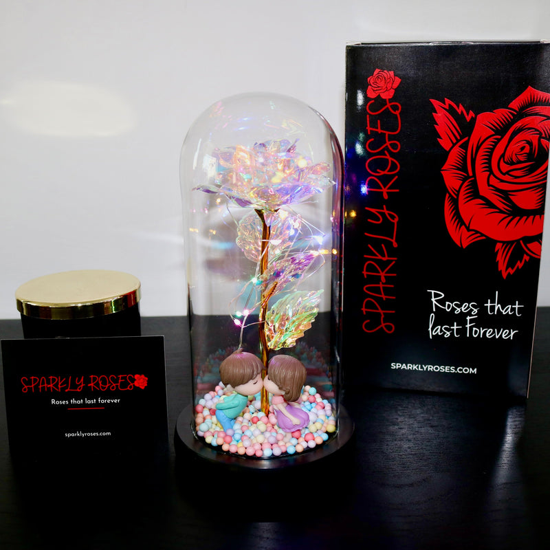 Verzauberte Glitzerrose®