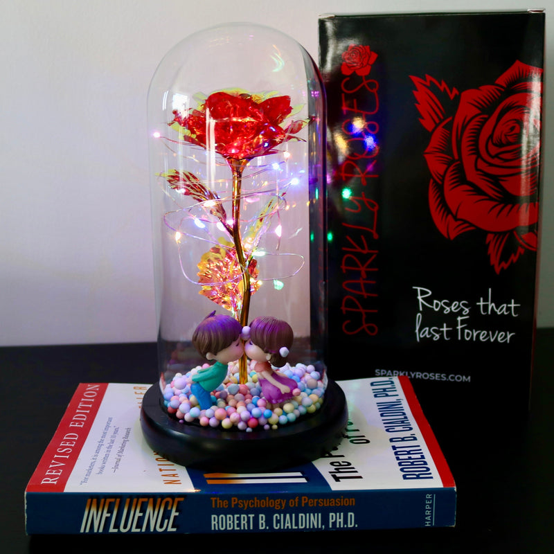 Verzauberte Glitzerrose®