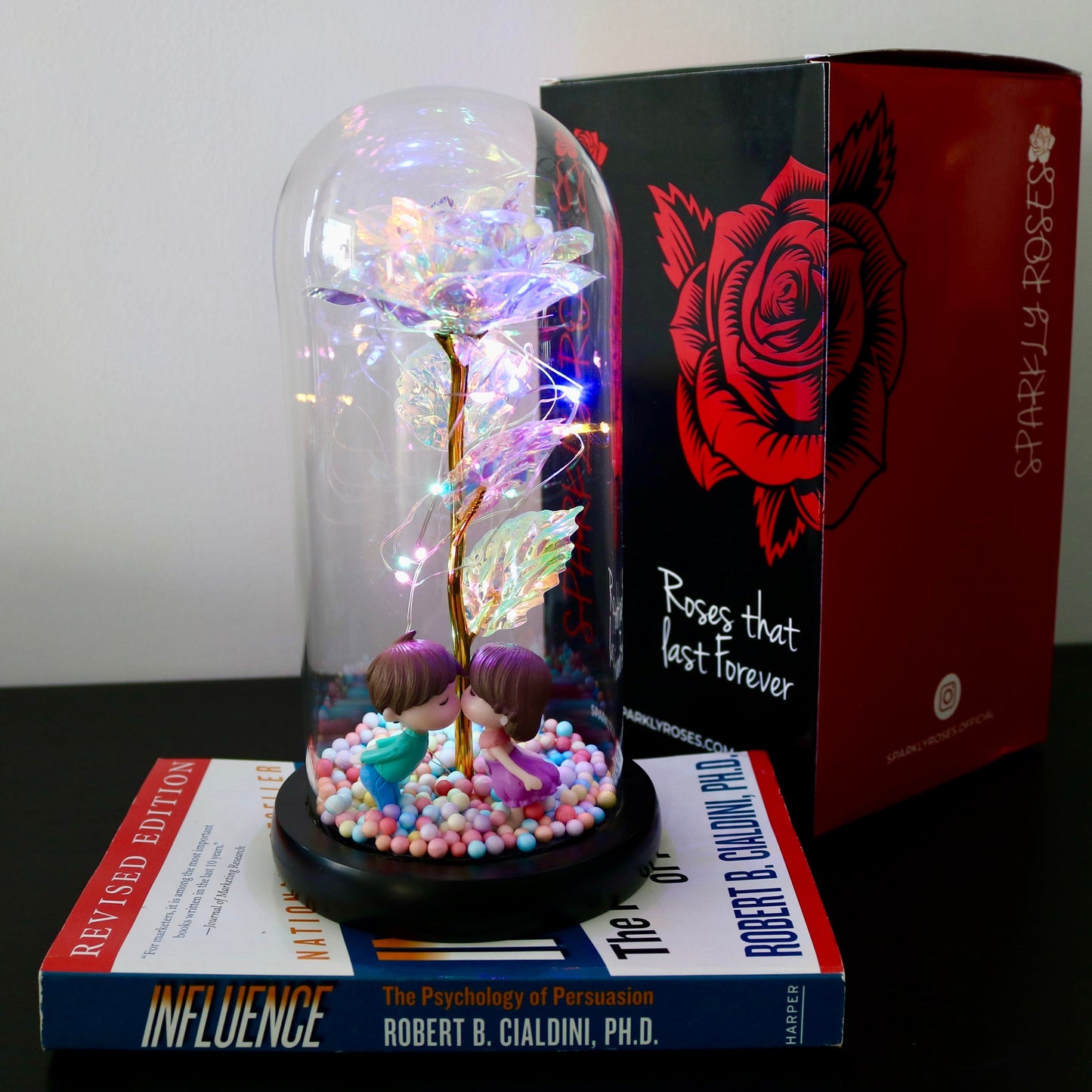 Verzauberte Glitzerrose®
