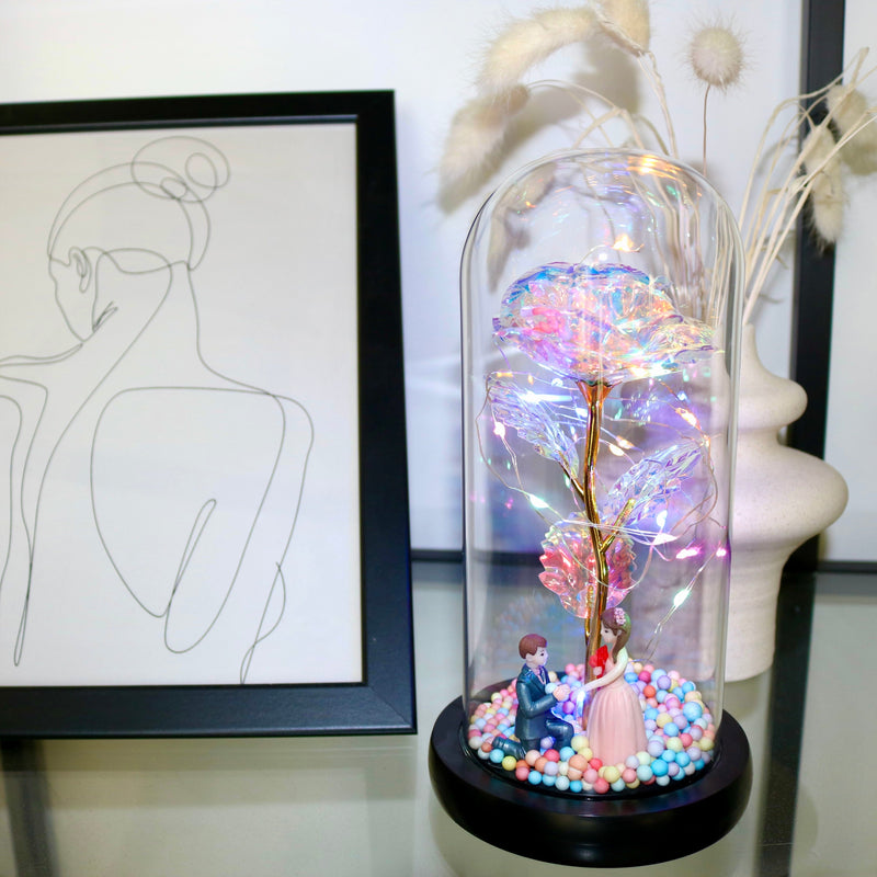 Verzauberte Glitzerrose®