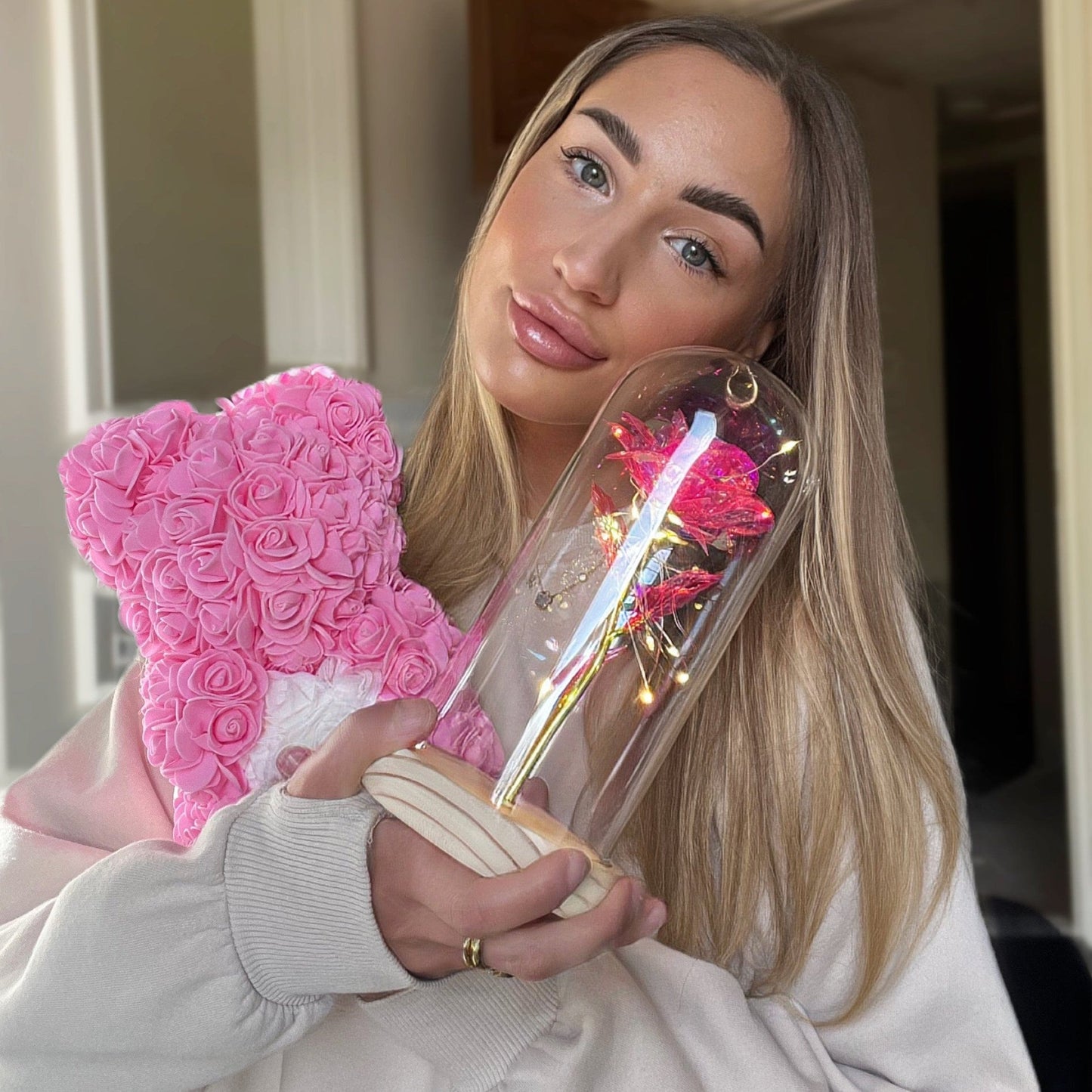 Verzauberte Glitzerrose®