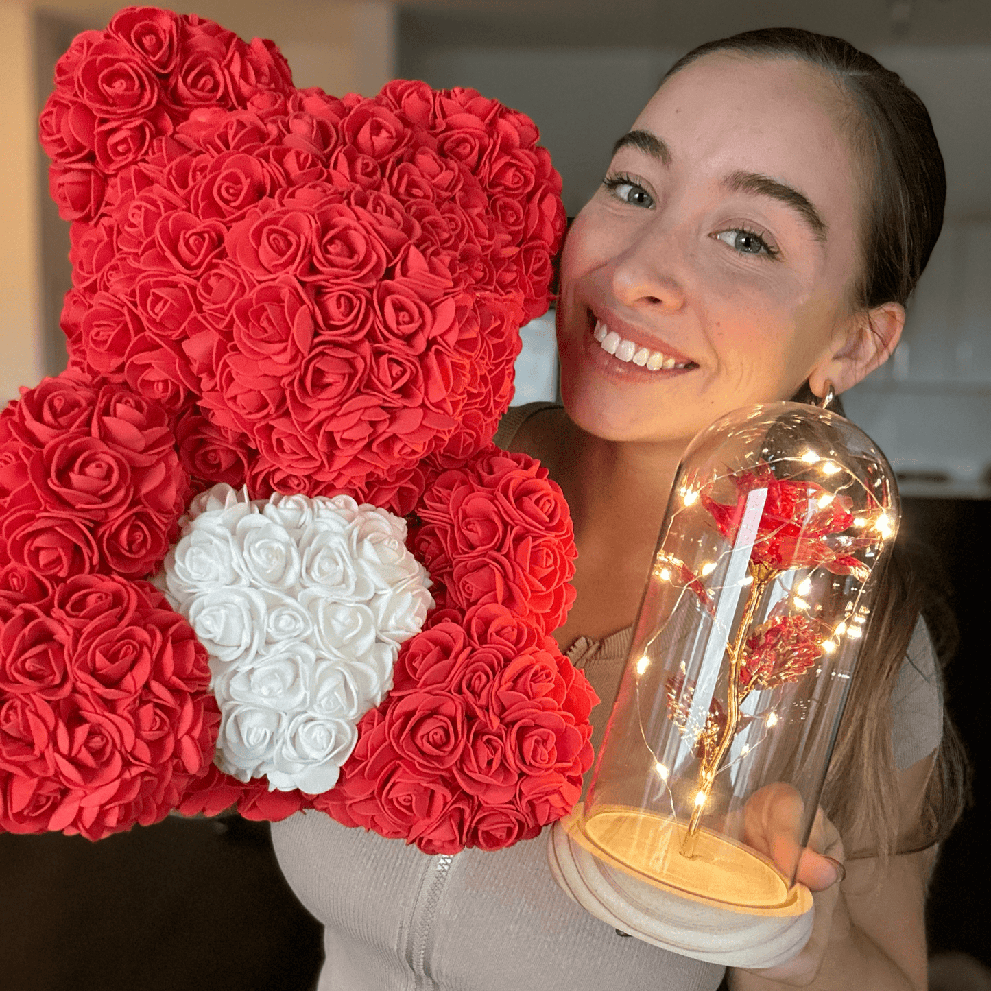 Verzauberte Glitzerrose®