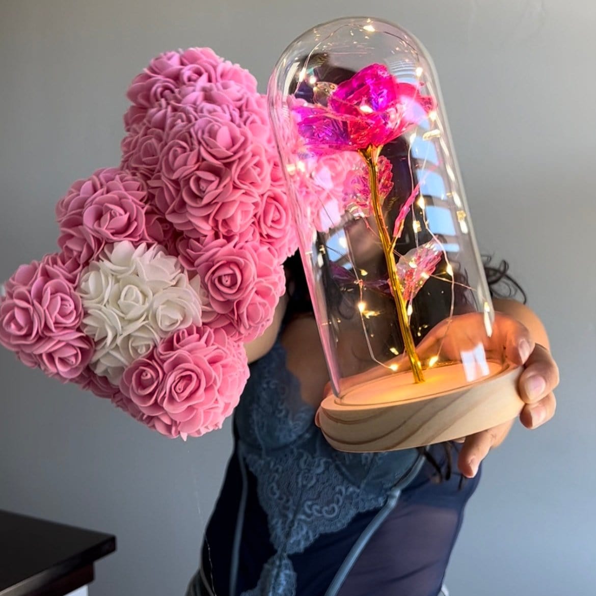 Verzauberte Glitzerrose®