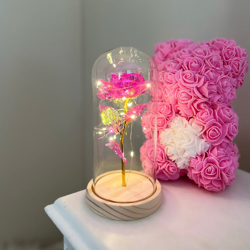 Verzauberte Glitzerrose®