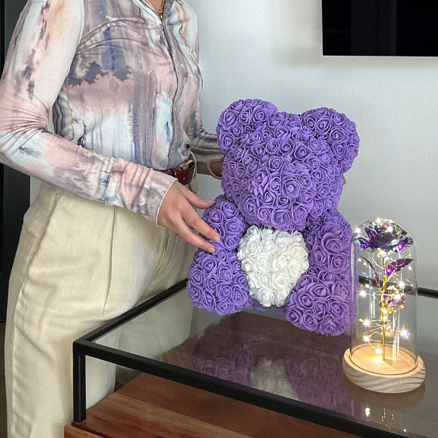 Verzauberte Glitzerrose®
