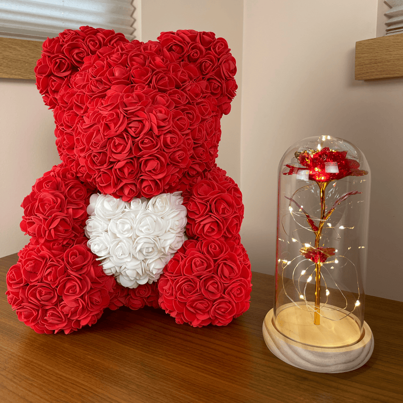 Verzauberte Glitzerrose®