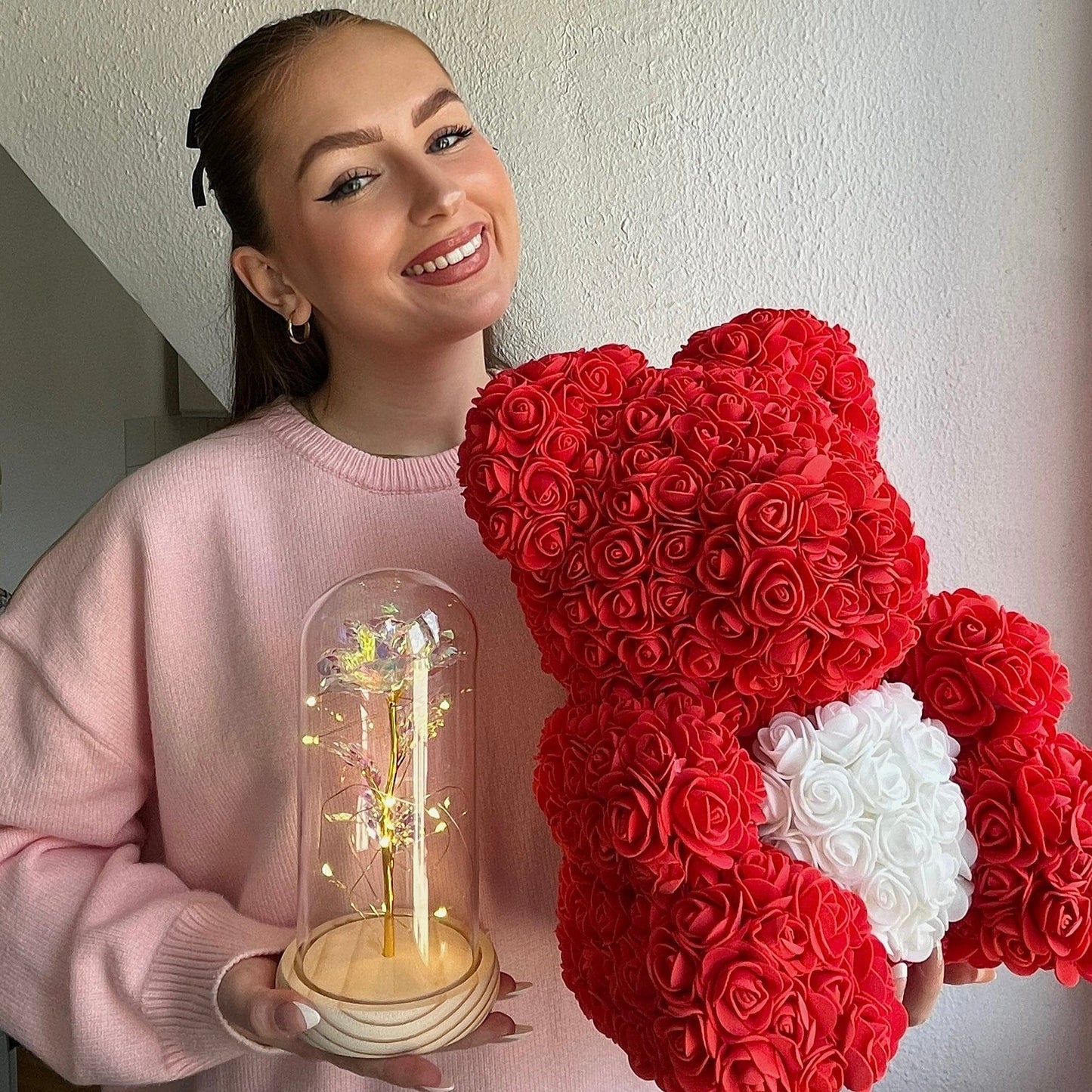 Verzauberte Glitzerrose®