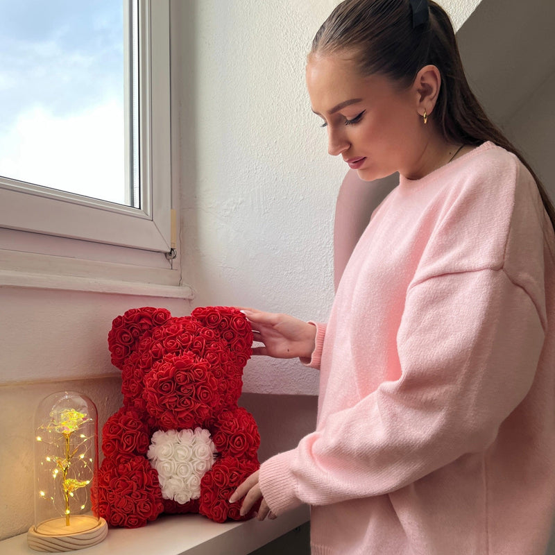 Verzauberte Glitzerrose®
