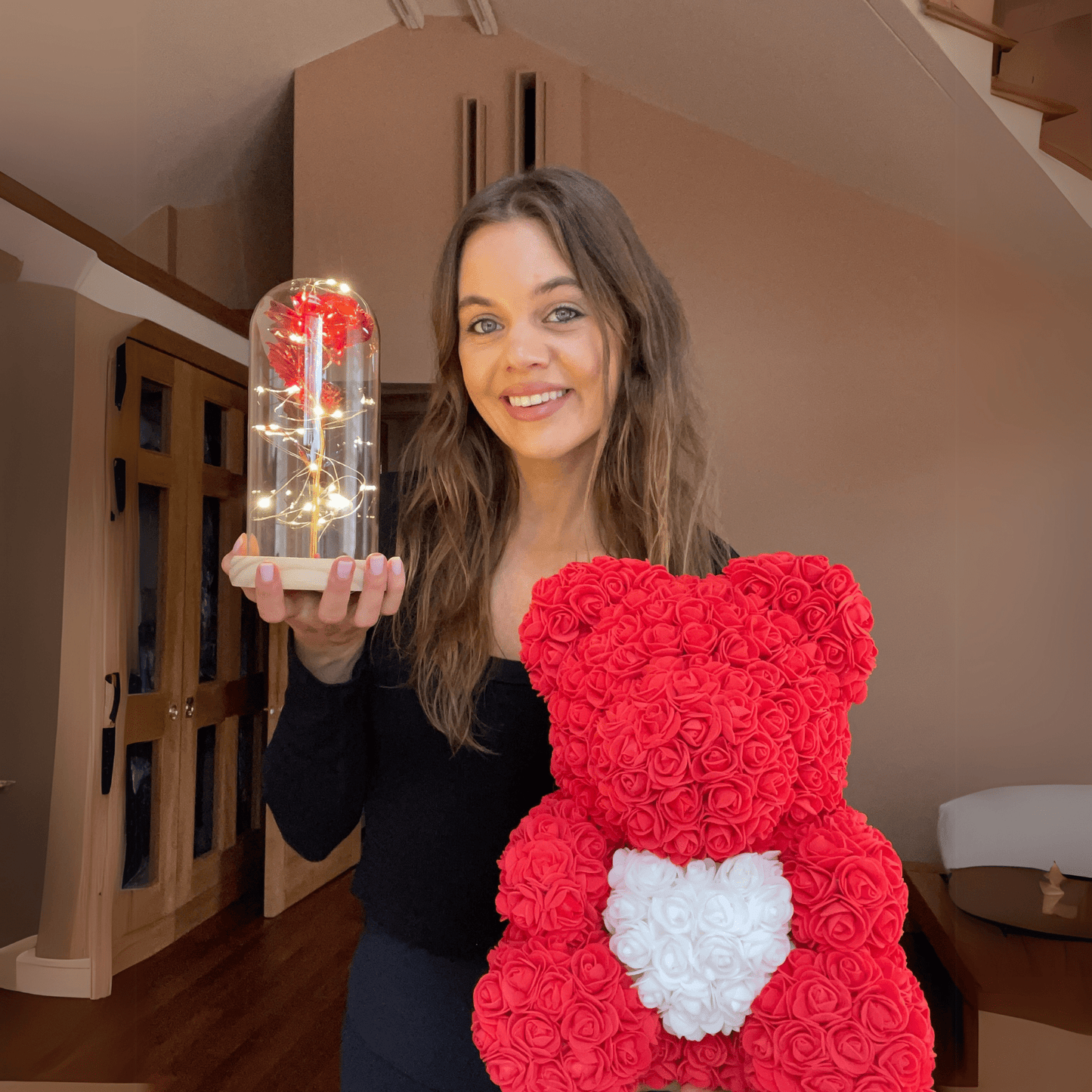 Verzauberte Glitzerrose®