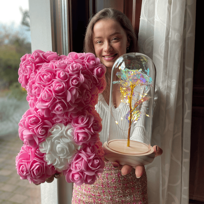 Verzauberte Glitzerrose®