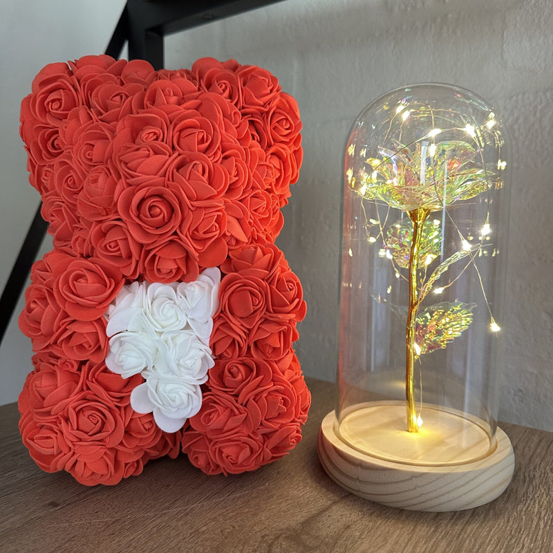 Verzauberte Glitzerrose®