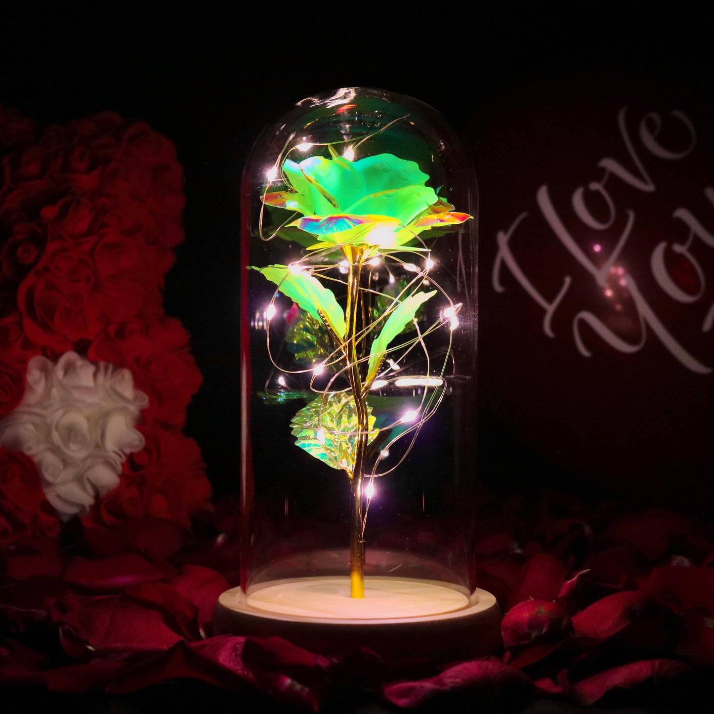 Verzauberte Glitzerrose®