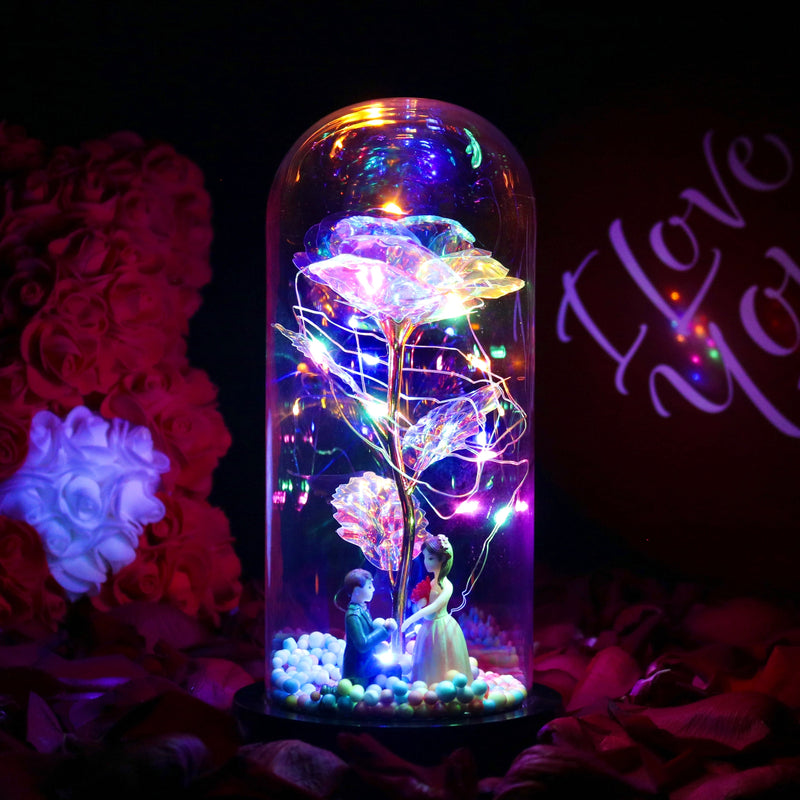 Verzauberte Glitzerrose®