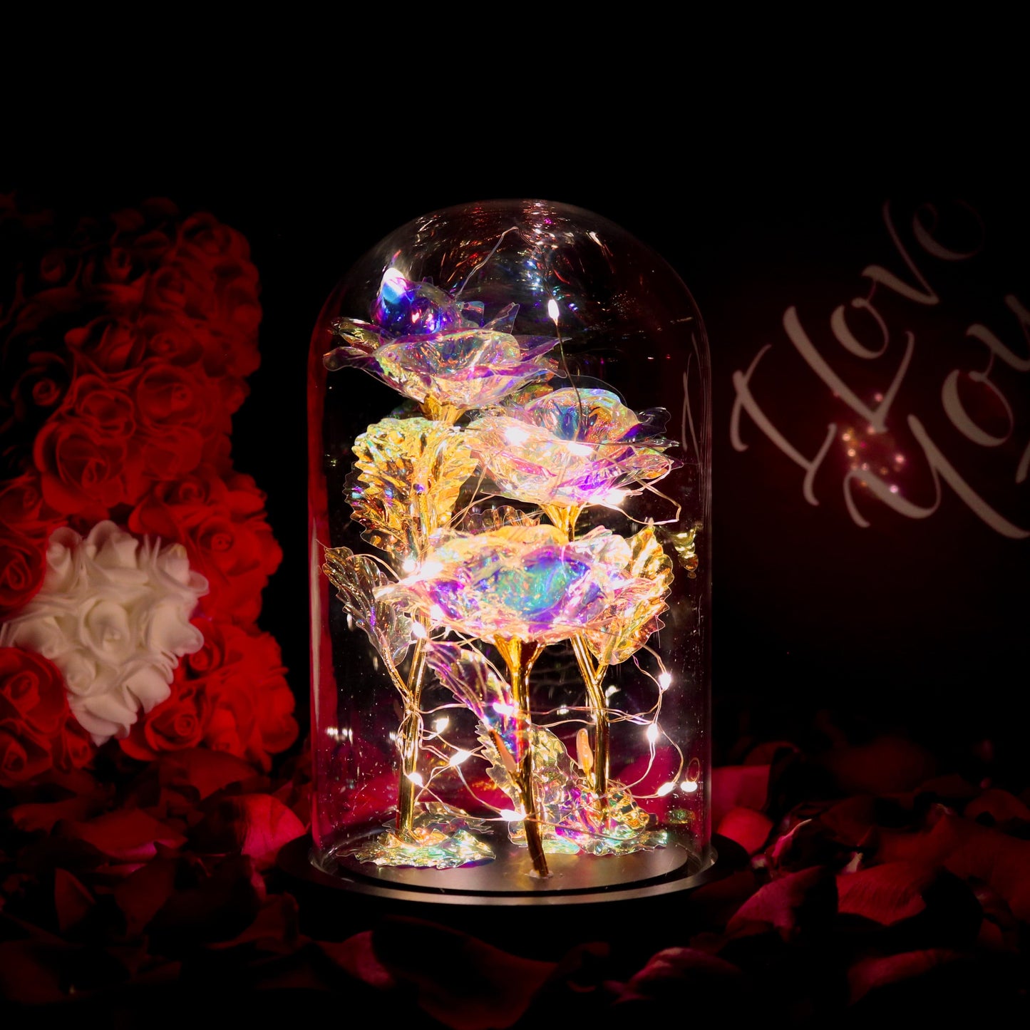 Verzauberte Glitzerrose®