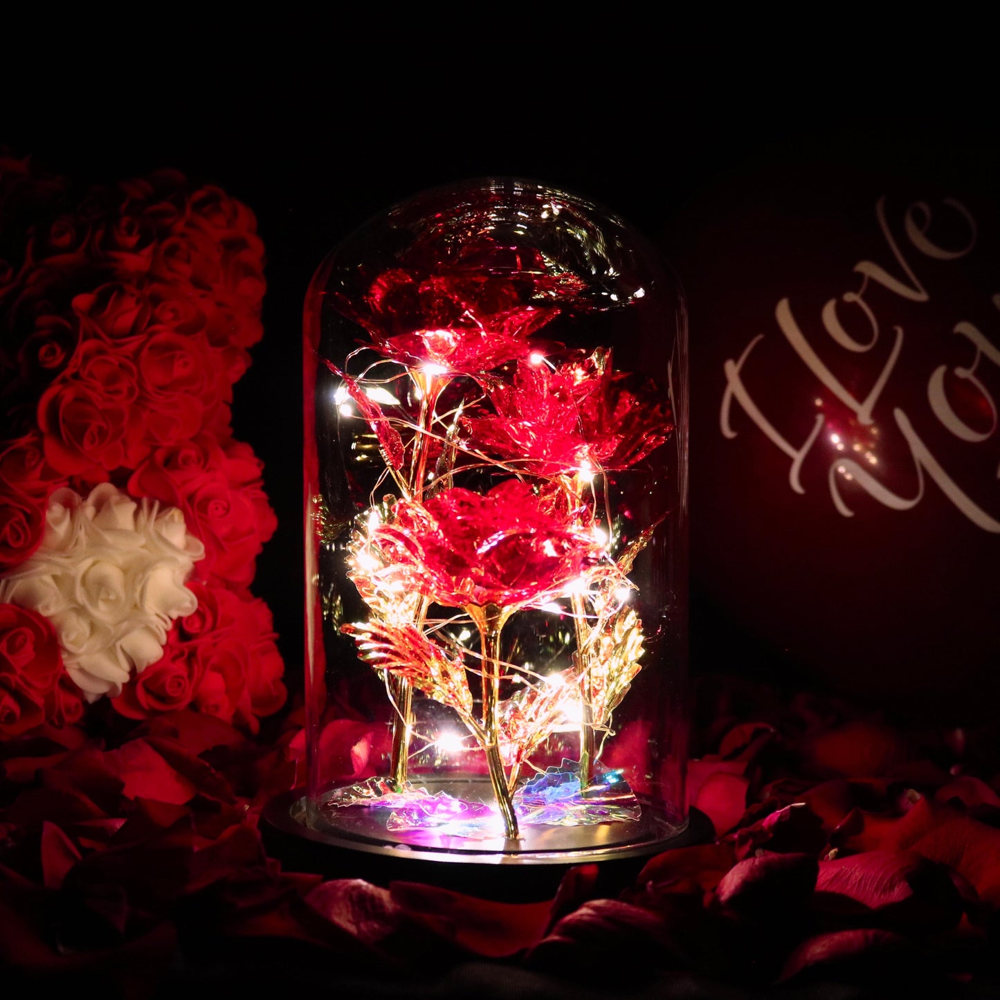 Verzauberte Glitzerrose®