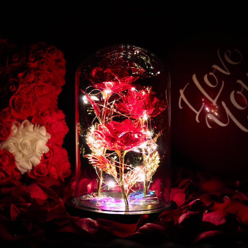 Verzauberte Glitzerrose®