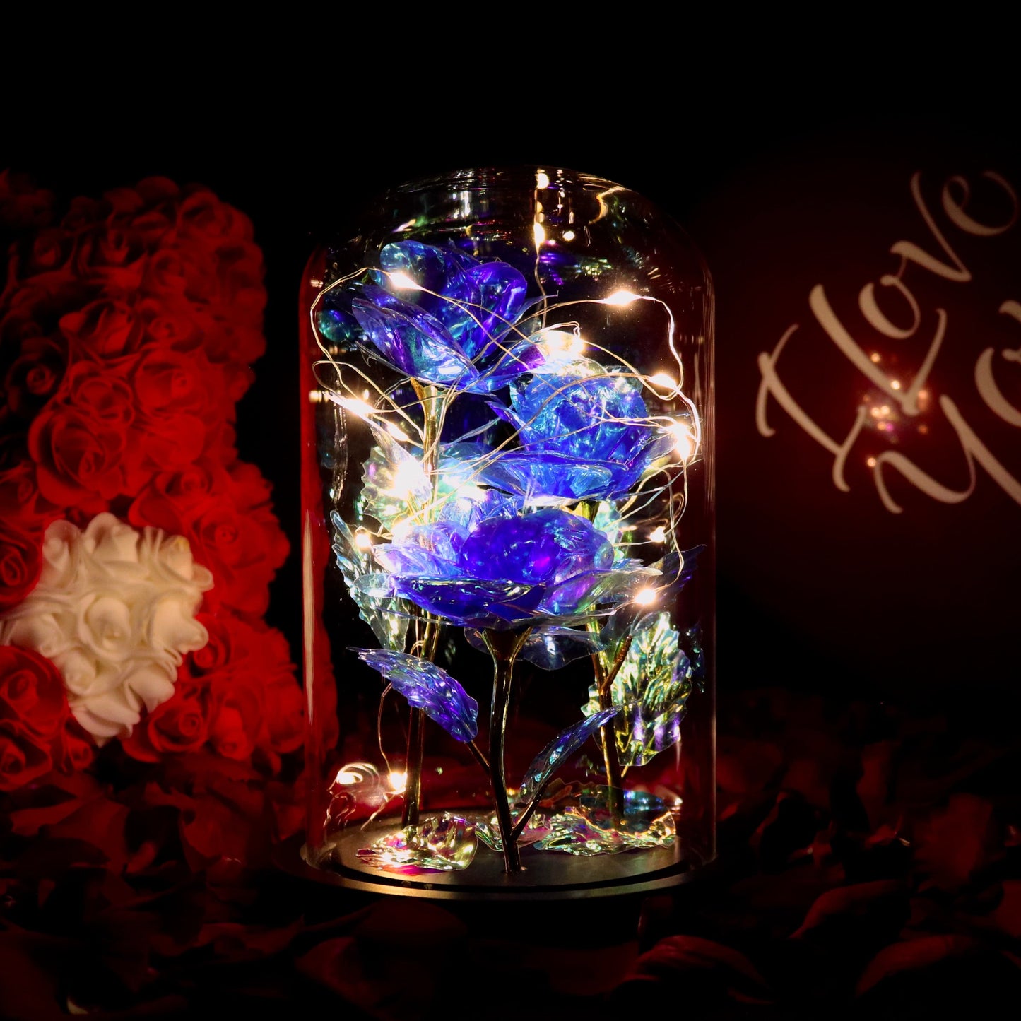 Verzauberte Glitzerrose®