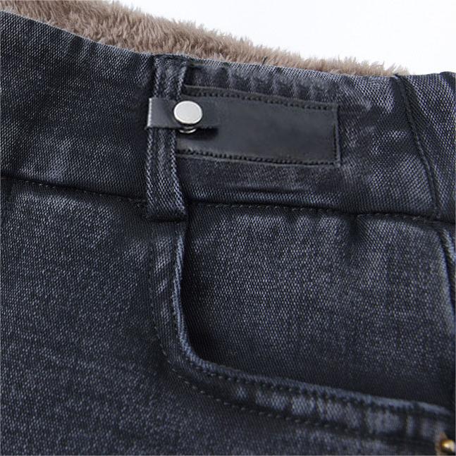 Jean skinny taille haute chaud Kuschelwohl® – Ultra extensible, toucher cachemire et véritable laine | 🎄 Grande vente de Noël