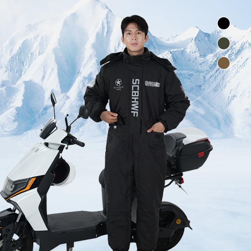 Winter-Outdoor-Ganzkörperanzug – Warm, winddicht & perfekt für Motorradfahrten! ❄️
