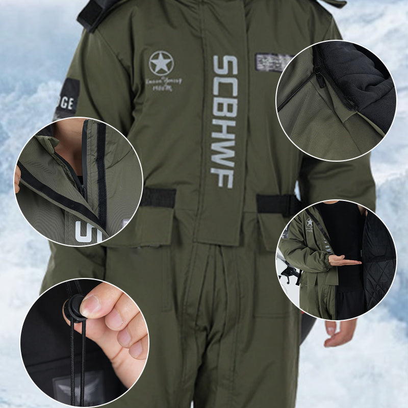 Winter-Outdoor-Ganzkörperanzug – Warm, winddicht & perfekt für Motorradfahrten! ❄️