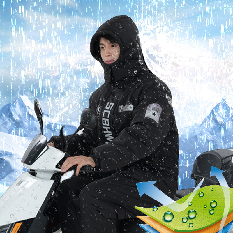 Winter-Outdoor-Ganzkörperanzug – Warm, winddicht & perfekt für Motorradfahrten! ❄️