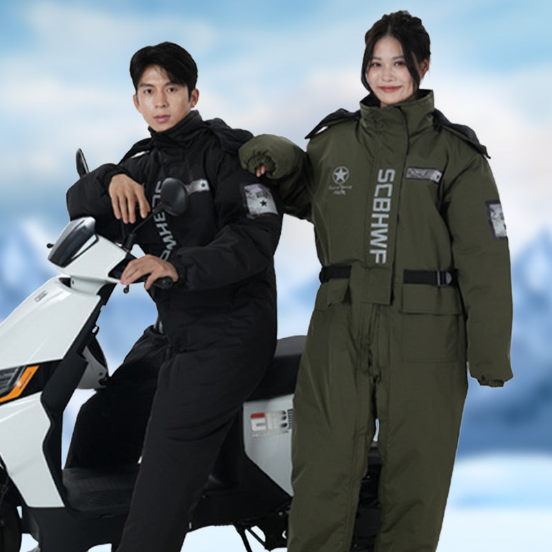 Winter-Outdoor-Ganzkörperanzug – Warm, winddicht & perfekt für Motorradfahrten! ❄️