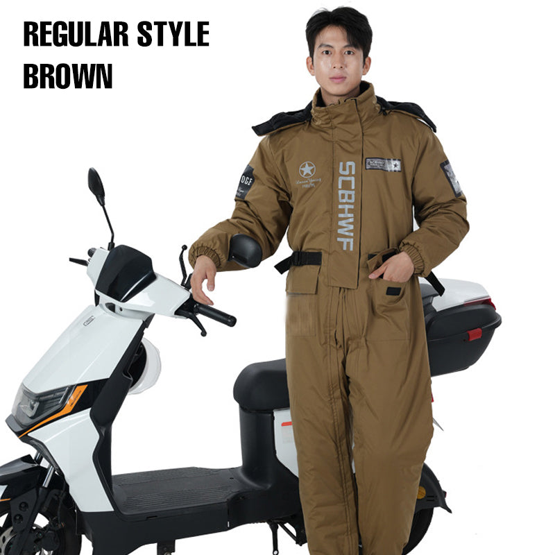 Winter-Outdoor-Ganzkörperanzug – Warm, winddicht & perfekt für Motorradfahrten! ❄️