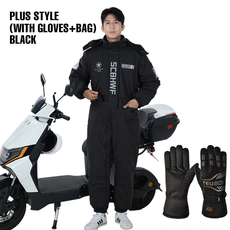 Winter-Outdoor-Ganzkörperanzug – Warm, winddicht & perfekt für Motorradfahrten! ❄️