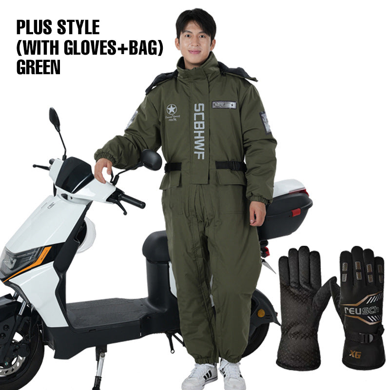 Winter-Outdoor-Ganzkörperanzug – Warm, winddicht & perfekt für Motorradfahrten! ❄️