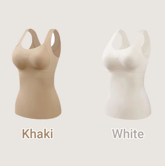 🎁Soldes saisonnières - 50 % de réduction🌸 Débardeurs thermiques femme avec soutien-gorge intégré