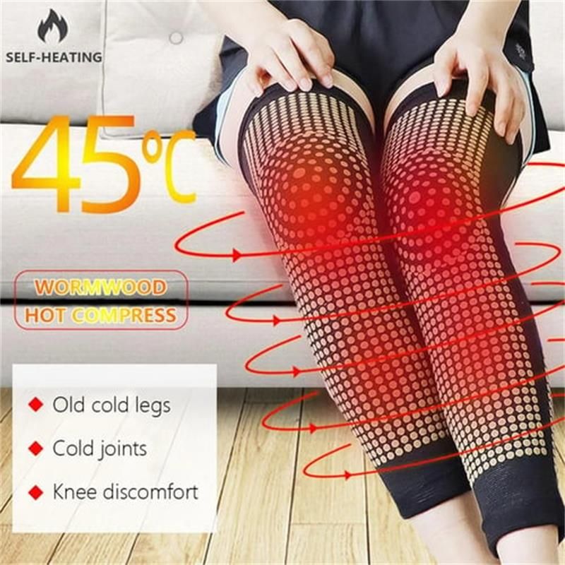 🔥 Genouillère d'acupression Kuschelwohl™ en tourmaline – Thérapie infrarouge auto-chauffante • Offre de Noël – 40 % de réduction 🎁 