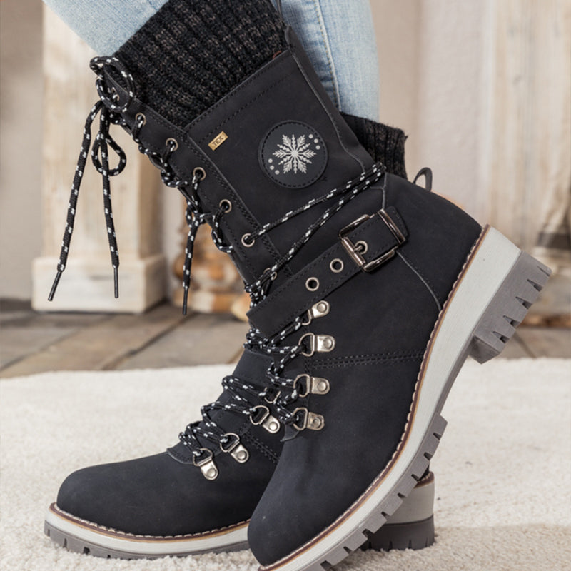 👢 60% RABATT! ❄️ Wasserdichte Knie-Schneestiefel – Warm, Rutschfest & Langlebig – Perfekt für Outdoor 🧤