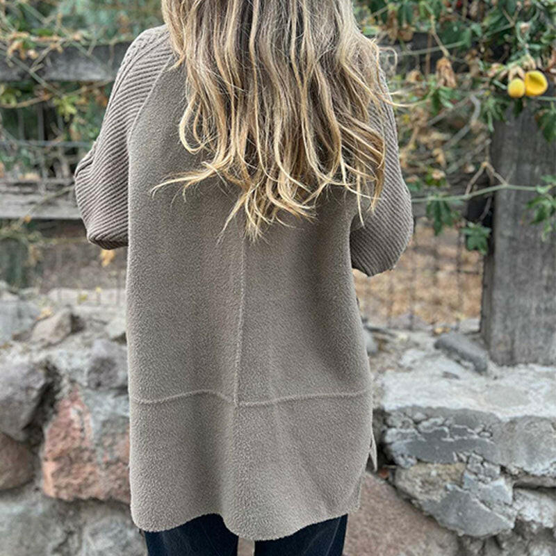 Manteau mi-long croisé en laine pour femme – Élégant, chaud et parfait pour l'hiver ❄️ | Soldes de Noël 🎄 Jusqu'à 50 % de réduction