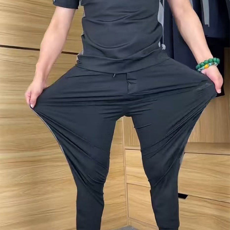 🏆50% RABATT🌀Zweiteiliges Sport-Set für Herren: Kurzarm-T-Shirt & Lange Hose