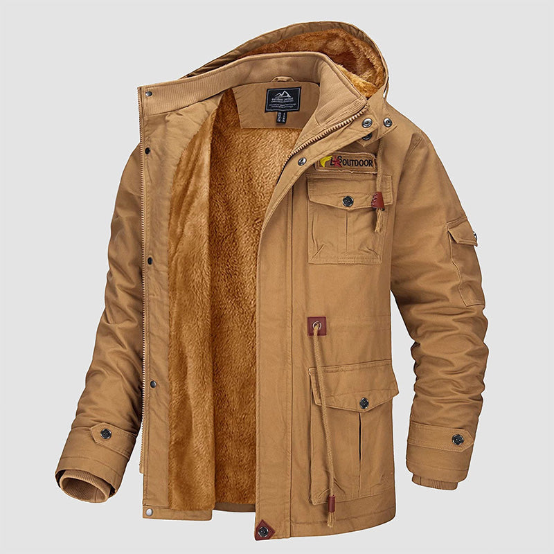 Veste d'hiver style militaire avec cordon de serrage – confort et style pour l'hiver ❄️